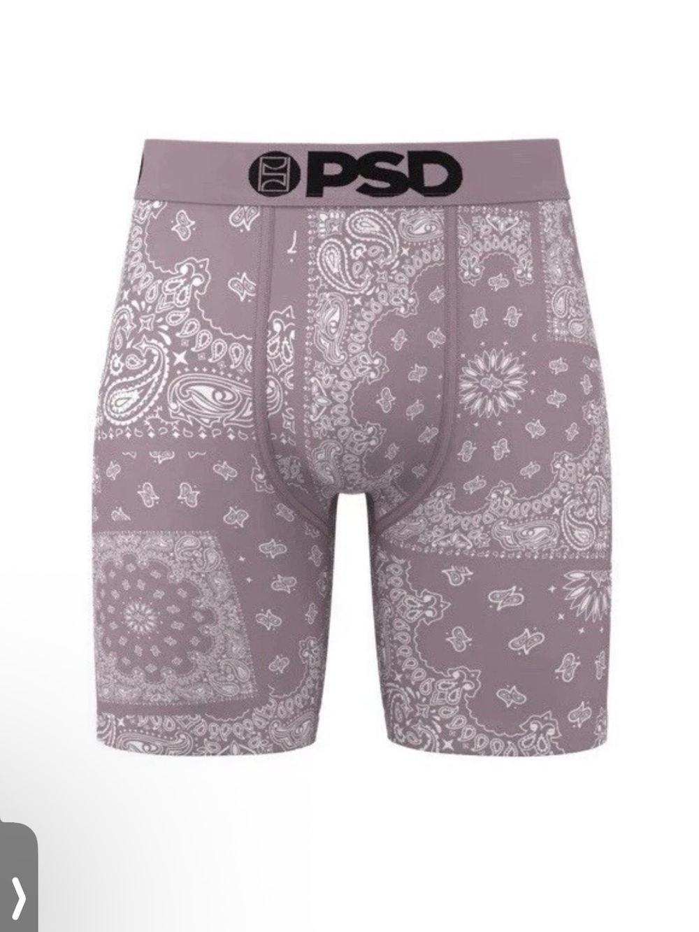 NWT PSD Men’s Paisley Boxer Briefs - Mauve Sz M 32 34 $25